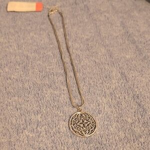 Etienne Aigner Silver Celtic Knot Necklace
